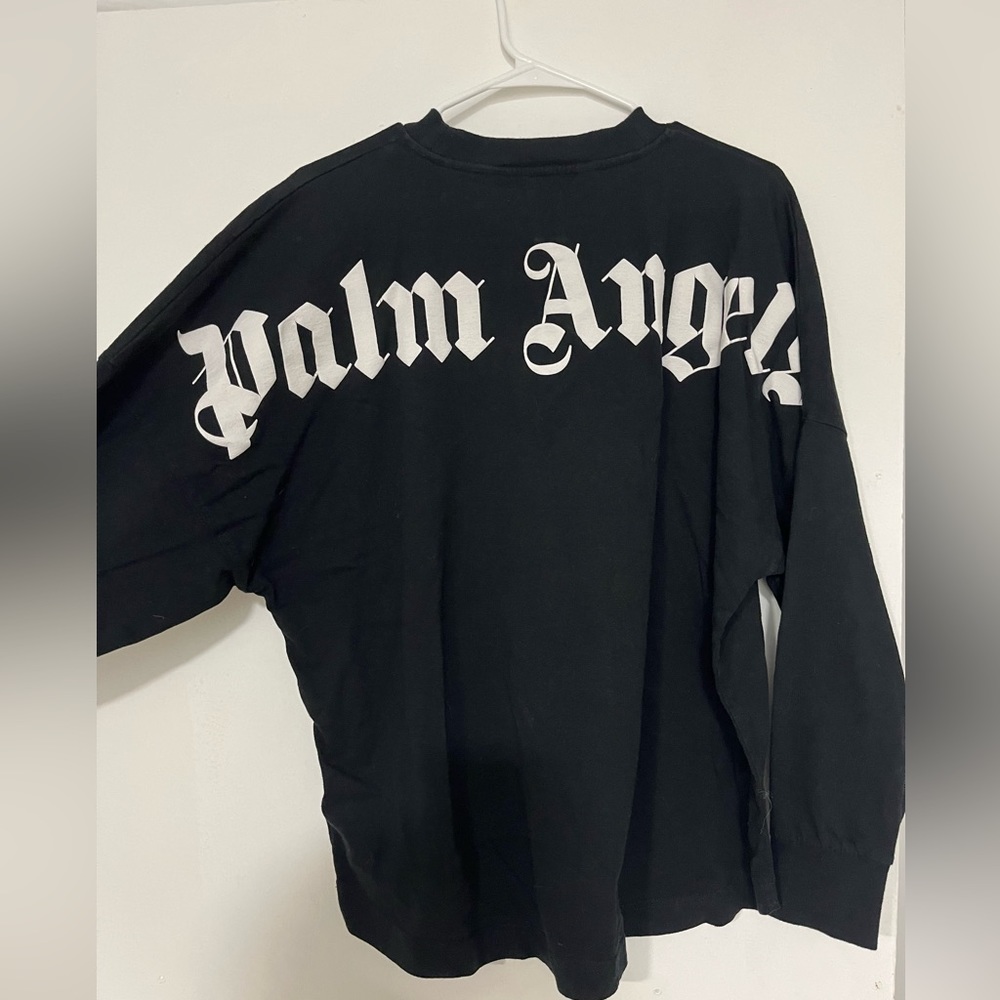 Palm angels logo print long sleeve